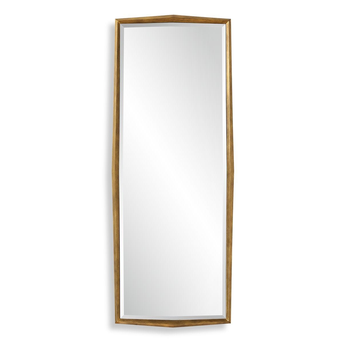 On Point Tall Mirror, Gold - full-length mirror for creating the illusion of space and light | Image 2 | InSTYLE Home & Rugs