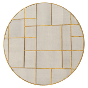 Geometric Round Mirror - elegant mirror for adding style and light to any room | Image 4 | InSTYLE Home & Rugs