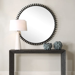 Corona Round Mirror - elegant mirror for adding style and light to any room | Image 1 | InSTYLE Home & Rugs
