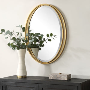 Rhodes Oval Mirror - elegant mirror for adding style and light to any room | Image 4 | InSTYLE Home & Rugs