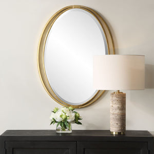 Rhodes Oval Mirror - elegant mirror for adding style and light to any room | Image 3 | InSTYLE Home & Rugs
