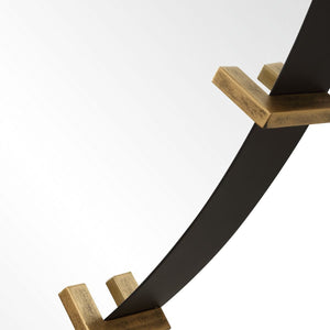 Pali Round Mirror - full-length mirror for creating the illusion of space and light | Image 5 | InSTYLE Home & Rugs