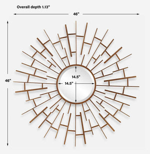 Tangled Round Mirror - modern mirror with sleek design for contemporary interiors | Image 6 | InSTYLE Home & Rugs