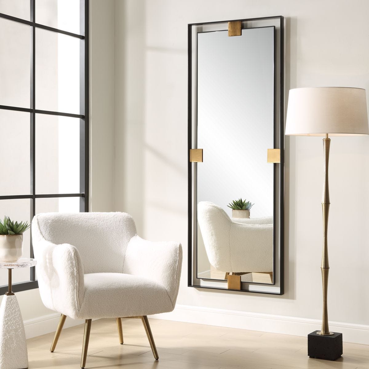 Cornerstone Mirror - full-length mirror for creating the illusion of space and light | Image 1 | InSTYLE Home & Rugs