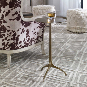 Beacon Accent Table, Gold - small accent table with storage for a clutter-free space | Image 4 | InSTYLE Home & Rugs