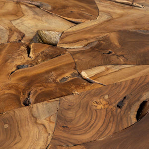 Natura Flow Square Coffee Table — Reclaimed Teak Root - one-of-a-kind square coffee table carved from teak root | Image 6 | InSTYLE Home & Rugs