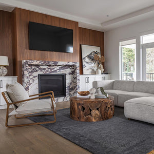 Natura Flow Round Coffee Table - functional centerpieces for homes | Image 10 | InSTYLE Home & Rugs