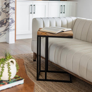 Natura C-Table in bleached teak | InSTYLE Home & Rugs