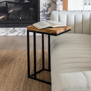 Natura C-Table in bleached teak | InSTYLE Home & Rugs