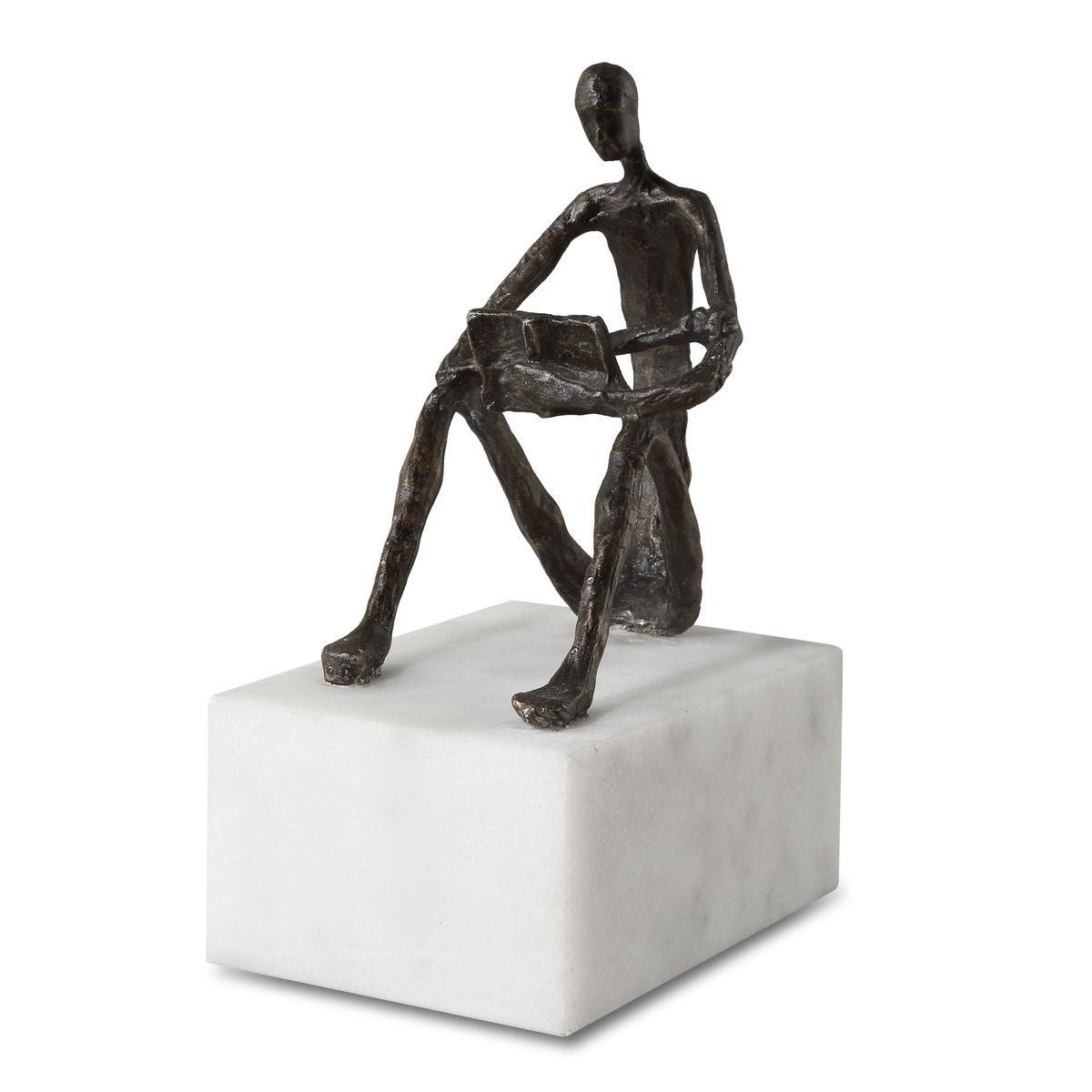 Sit Back, Relax and Read, Sculpture - modern accessories for a personalized living space | Image 1 | InSTYLE Home & Rugs