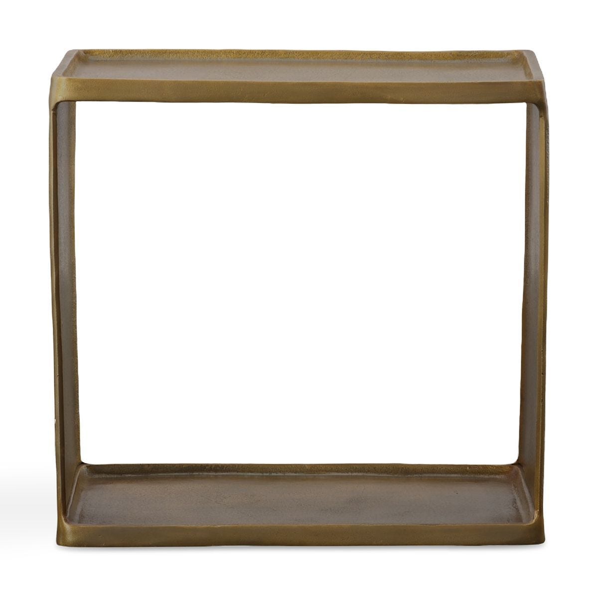 Derwent Side Table, Antique Brass - available in a variety of materials and styles | Image 1 | InSTYLE Home & Rugs