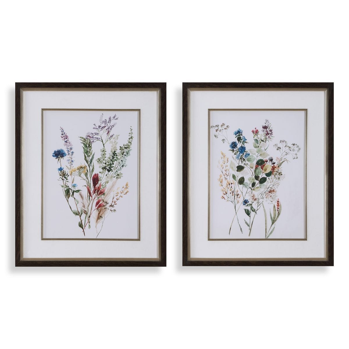 Delicate Flowers Framed Prints, S/2 - timeless artwork that brings character to any space | Image 1 | InSTYLE Home & Rugs