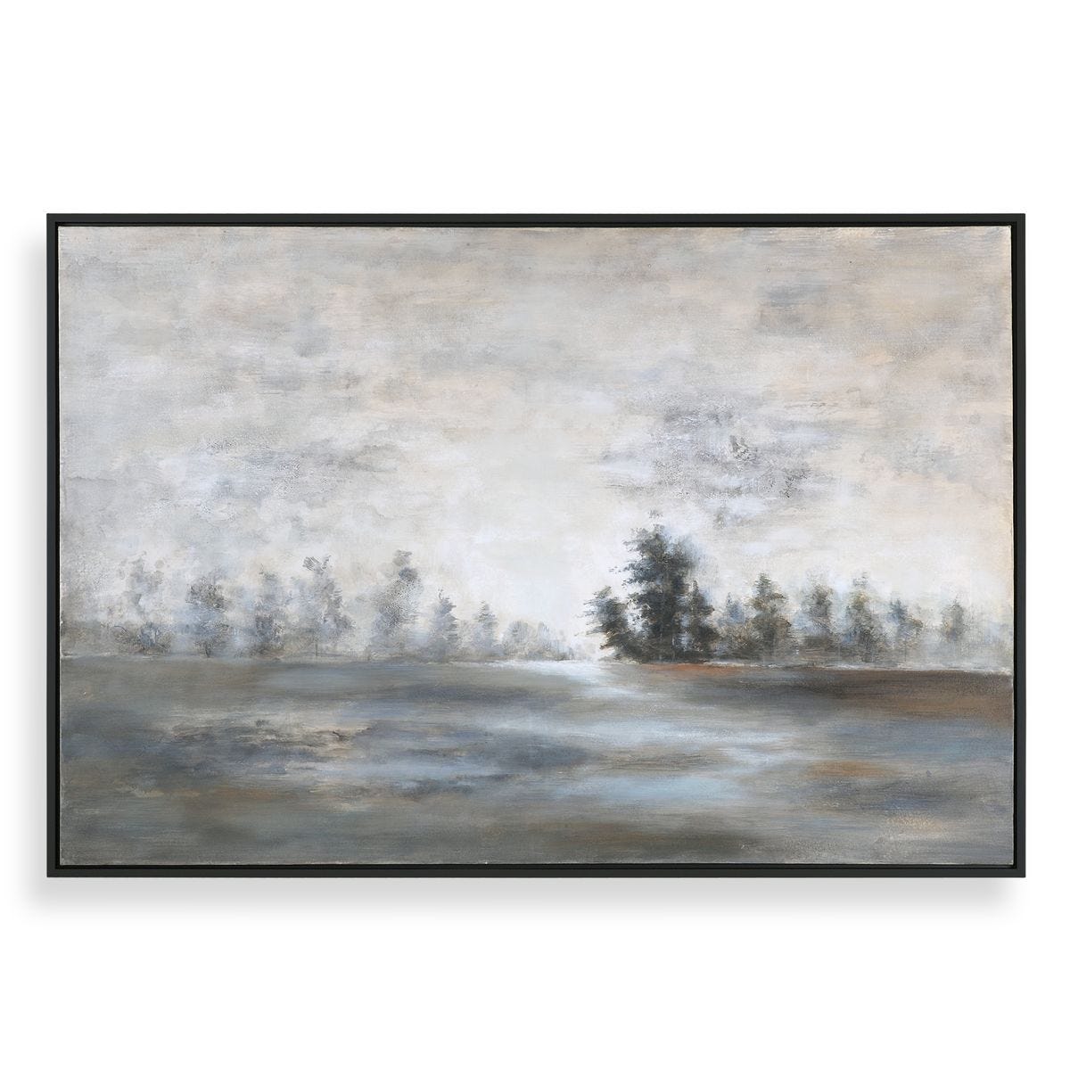 Evening Mist Hand Painted Canvas - bold and creative art for unique interior décor | Image 1 | InSTYLE Home & Rugs