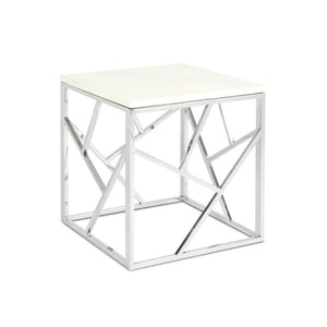 CAROLE End Table Faux Marble Top Carole | InSTYLE Home & Rugs
