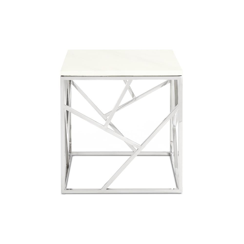 Carole Marble End Table - functional design with style | Image 2 | InSTYLE Home & Rugs