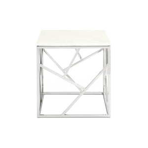 CAROLE End Table Faux Marble Top Carole | InSTYLE Home & Rugs