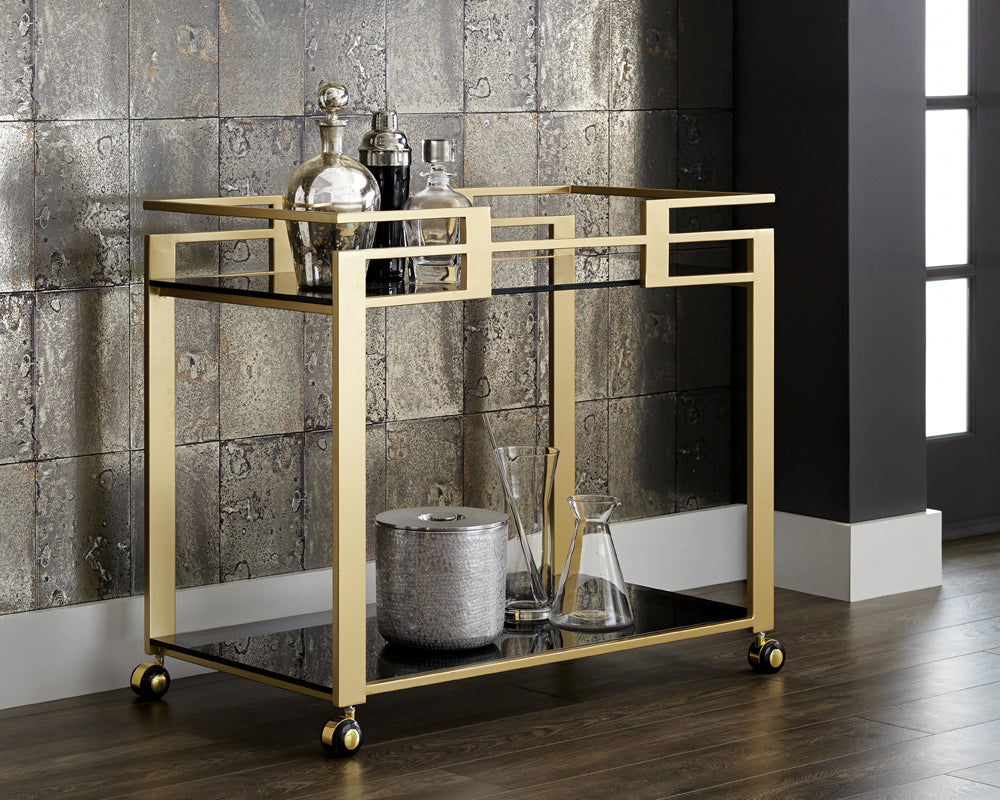 Avondale Bar Cart - elegant cabinets for your bar | Image 2 | InSTYLE Home & Rugs