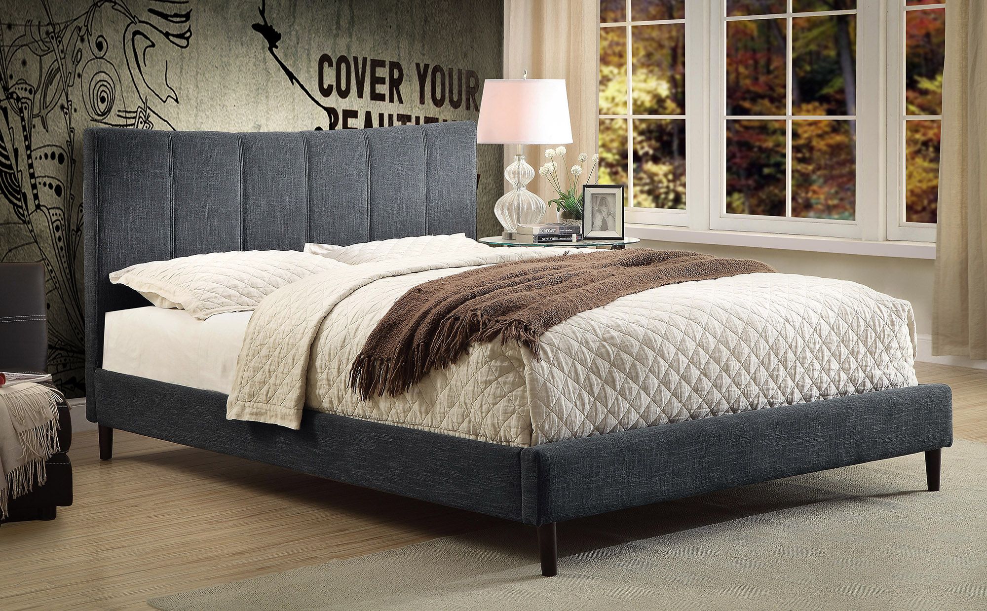 Rimo 60" Queen Platform Bed - luxurious bed for modern homes | Image 2 | InSTYLE Home & Rugs