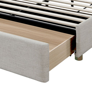 Andover 78" King Platform Bed with Drawer - luxurious bed for modern homes | Image 6 | InSTYLE Home & Rugs