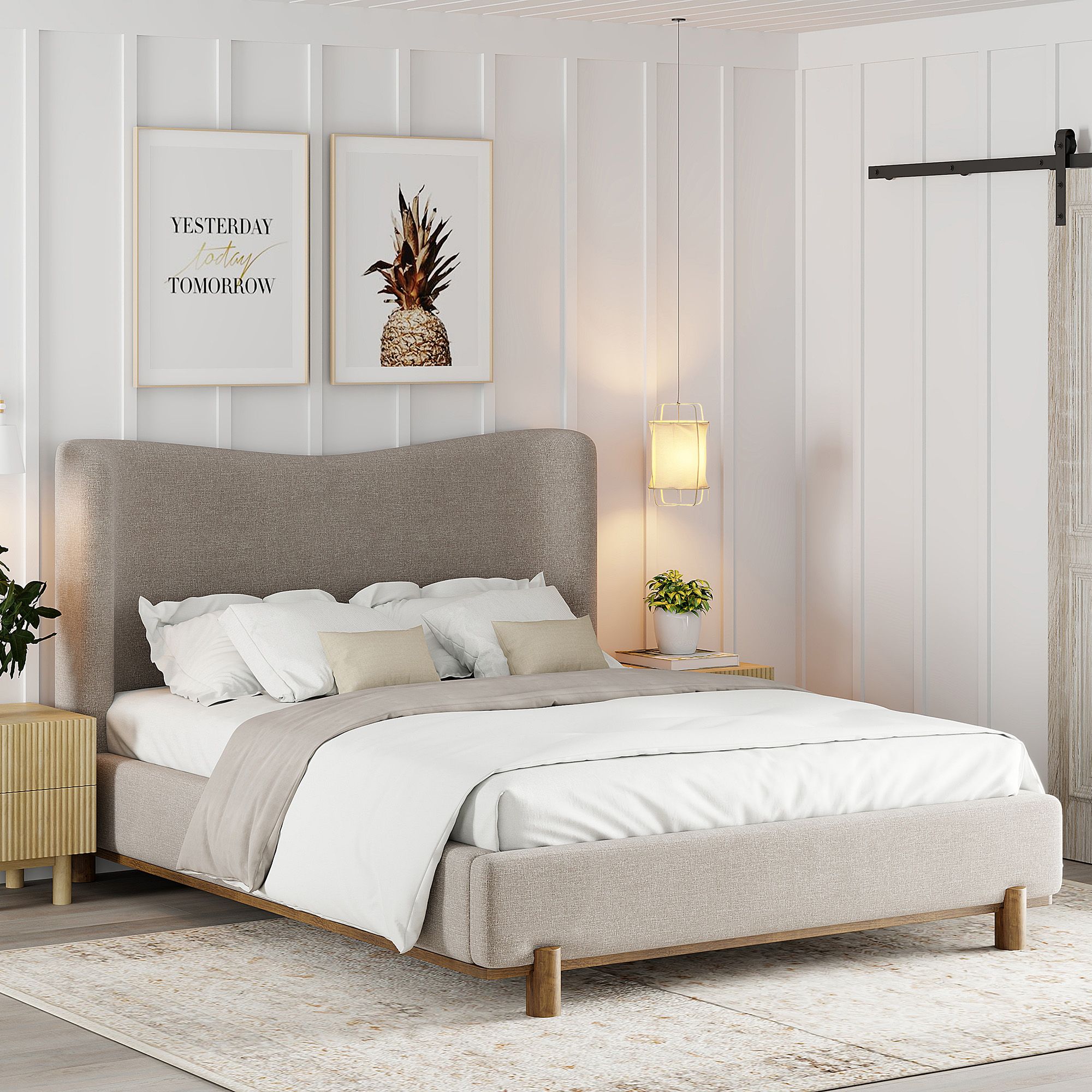 Isadora 60" Queen Platform Bed - stylish bed for any bedroom | Image 2 | InSTYLE Home & Rugs