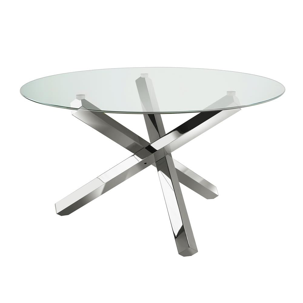 Helen Dining Table - elegant seating for dining areas | Image 1 | InSTYLE Home & Rugs