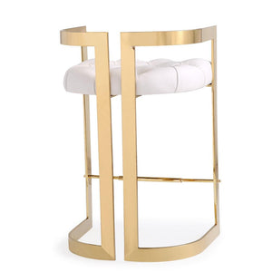 Majestic Gold Counter Chair - stylish bar stool for home bars or kitchen counters | Image 2 | InSTYLE Home & Rugs