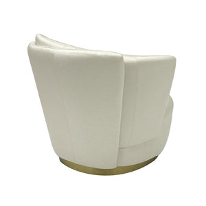BOSTON Sofa Chair, Matt gold stainless steel base - modern gold sofa | Image 3 | InSTYLE Home & Rugs