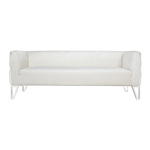 VERMONT Loveseat Ivory - modern ivory loveseat | Image 2 | InSTYLE Home & Rugs