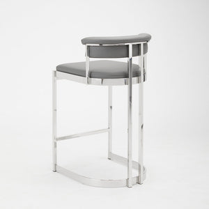 CORONA COUNTER CHAIR Grey Pu | InSTYLE Home & Rugs