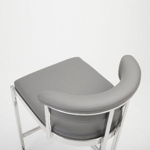 CORONA COUNTER CHAIR Grey Pu | InSTYLE Home & Rugs