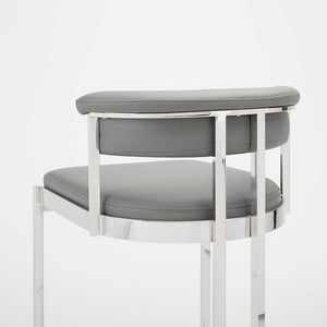 CORONA COUNTER CHAIR Grey Pu | InSTYLE Home & Rugs
