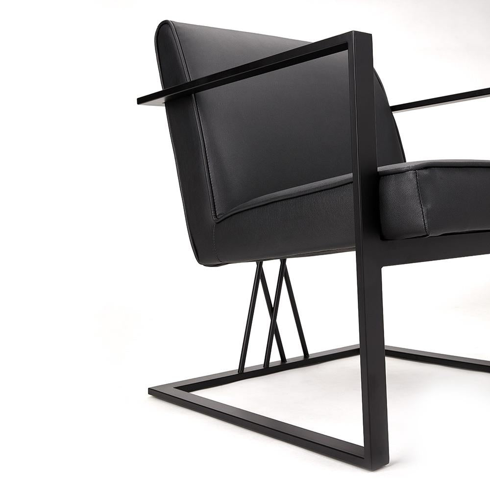 Fairmont Black Accent Chair - compact accent chair for adding personality to any room | Image 2 | InSTYLE Home & Rugs