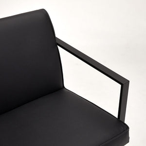 Fairmont Black Accent Chair - compact accent chair for adding personality to any room | Image 3 | InSTYLE Home & Rugs