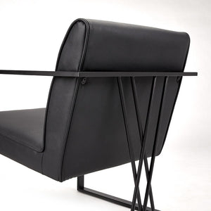 Fairmont Black Accent Chair - compact accent chair for adding personality to any room | Image 7 | InSTYLE Home & Rugs