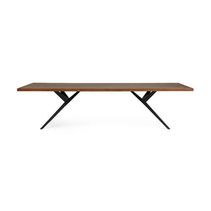 Dining Wood Top Straight Edge Solid Wood (2.5+2.0cm) Airloft Legs | InSTYLE Home & Rugs