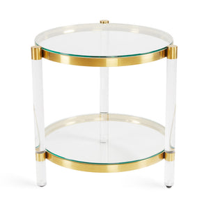 PALOMA End Table GY-ET001G BRUSHED GOLD 55x43 cm - available in various materials and finishes | Image 2 | InSTYLE Home & Rugs