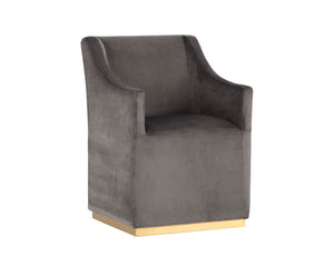 Zane Wheeled Dining Armchair - comfortable dining experience | Image 2 | InSTYLE Home & Rugs