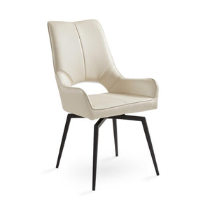 Bromley Swivel Dining Chair - stylish chairs for any table | Image 3 | InSTYLE Home & Rugs