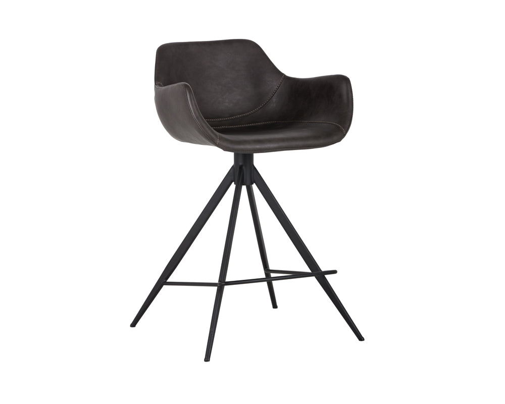 Owen Swivel Counter Stool - perfect for modern counters | Image 1 | InSTYLE Home & Rugs