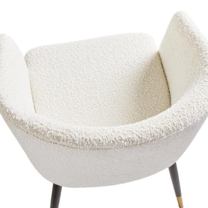 JORDAN CHAIR Morgan ashfield fabric black legs gold caps | InSTYLE Home & Rugs