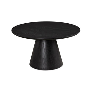 JAGGER BLACK Coffee Table with Wood Top - stylish tables for living rooms | Image 1 | InSTYLE Home & Rugs