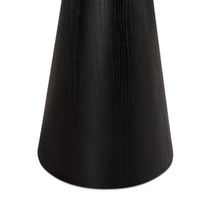 JAGGER BLACK End Table with Wood Top - contemporary end table for sofas | Image 2 | InSTYLE Home & Rugs