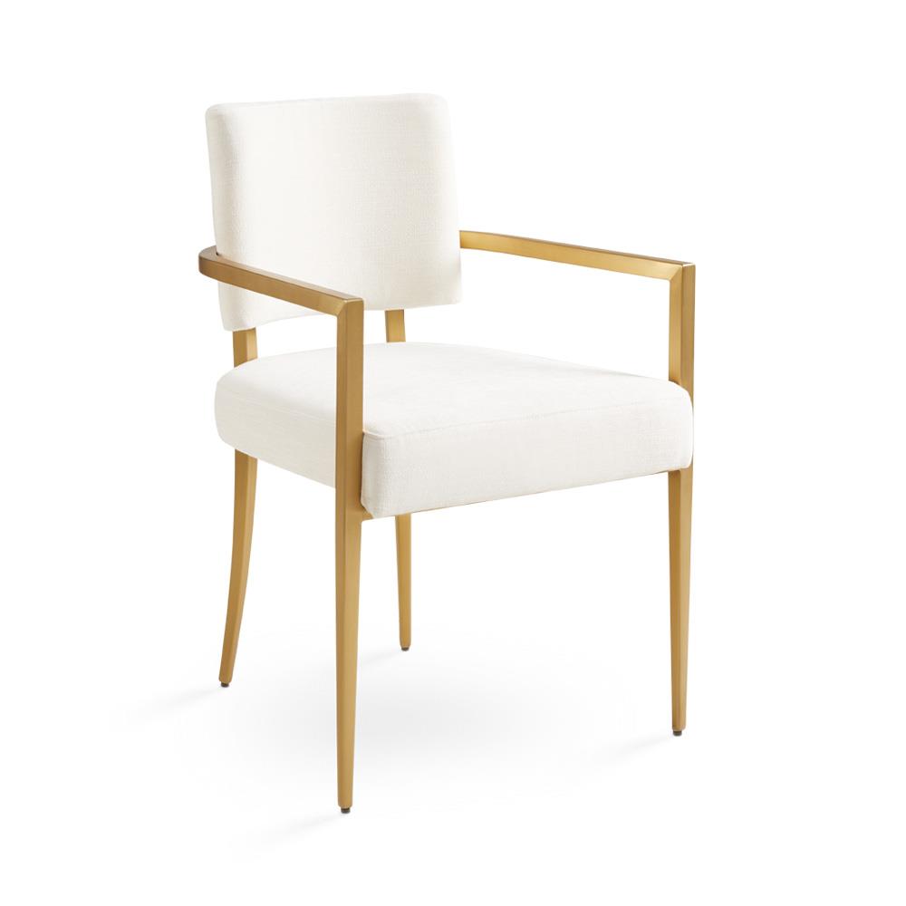 Oliver Dining Chair with Arms - elegant seating for dining areas | Image 1 | InSTYLE Home & Rugs