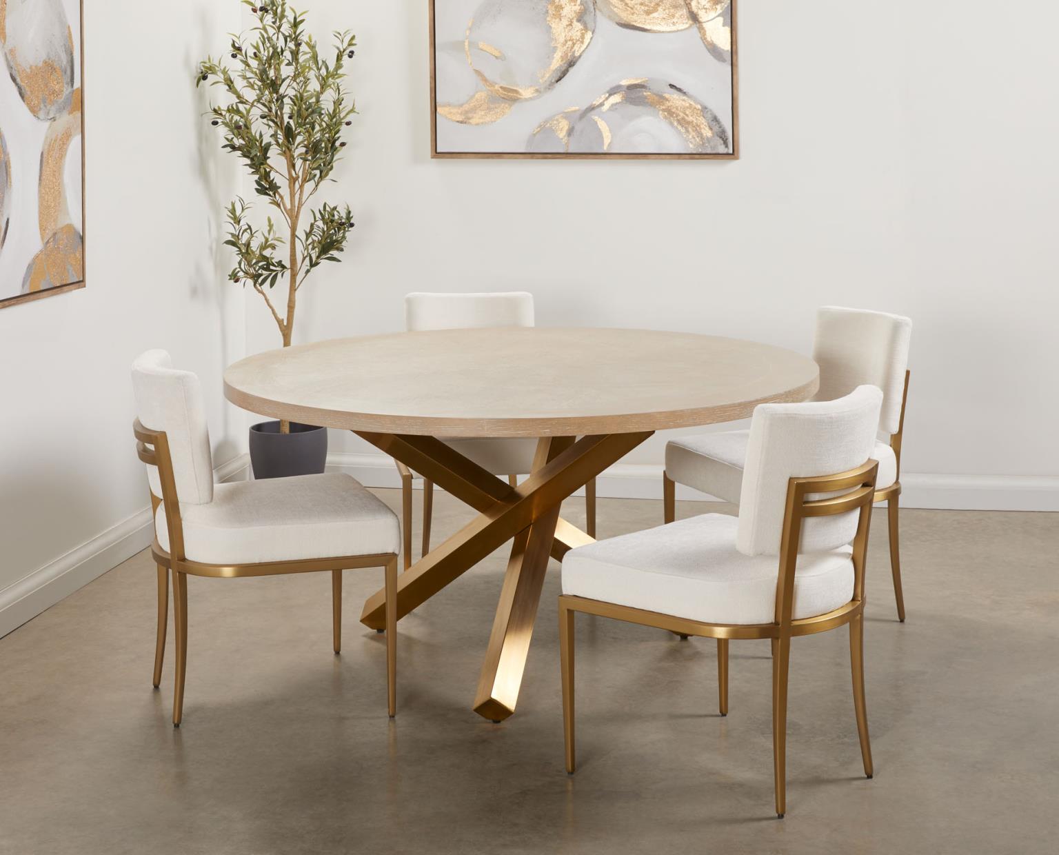 Rodney Dining Table - durable and easy to maintain, with a sleek, modern look | Image 2 | InSTYLE Home & Rugs