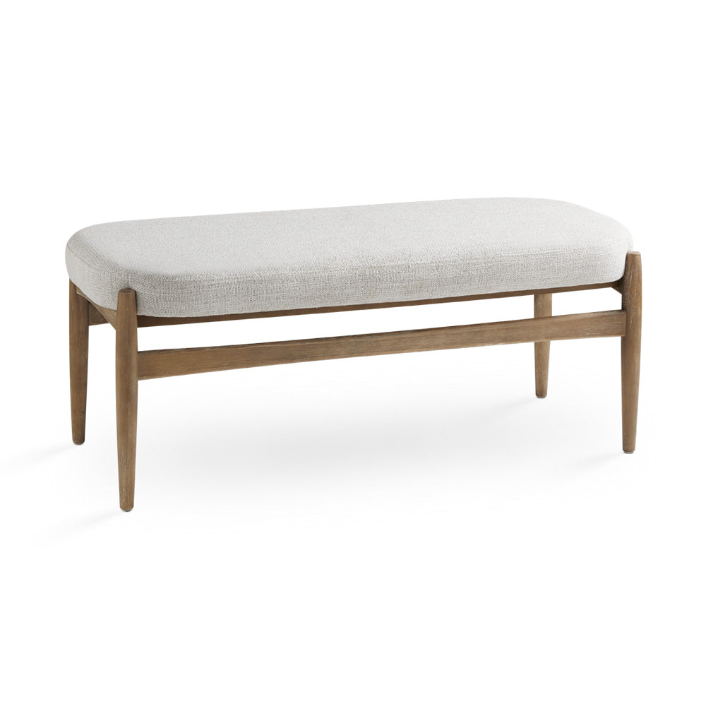 SALINA BENCH GY-BEN-2024 Brenton fabric - durable bench with modern style | Image 1 | InSTYLE Home & Rugs