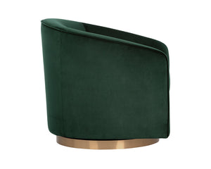 Hazel Swivel Lounge Chair - perfect for casual unwinding | Image 7 | InSTYLE Home & Rugs