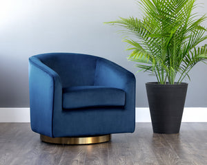 Hazel Swivel Lounge Chair - perfect for casual unwinding | Image 12 | InSTYLE Home & Rugs