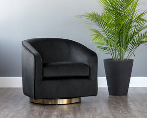 Hazel Swivel Lounge Chair - perfect for casual unwinding | Image 19 | InSTYLE Home & Rugs