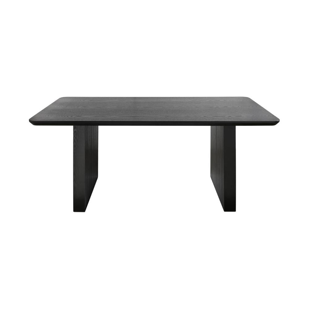 PAULINE 72" DINING TABLE Black Ash Veneer - elegant seating for dining areas | Image 2 | InSTYLE Home & Rugs