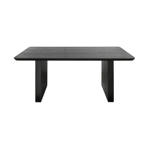 PAULINE 72" DINING TABLE Black Ash Veneer - elegant seating for dining areas | Image 2 | InSTYLE Home & Rugs